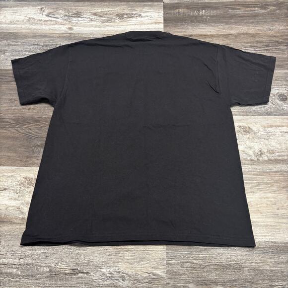 Vintage Y2k Delta Pro Weight Dirty Old Man Black Mens L Funny Joke Quote T-Shirt - Picture 3 of 8